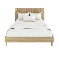 ราคา SB Design Square SB FURNITURE เตียงนอน ขนาด 5 ฟุต รุ่น VALLEY สีไม้อ่อน 168 4x212x110 ซม (21466651879)
