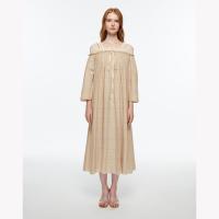 ราคา AW23 JANESUDA Long dress with open shoulders เดรสยาวเปิดไหล่ เดรสแขนยาวเปิดไหล่ เดรสเปิดไหล่ (21262756167)