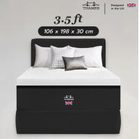 ราคา อัดสุญญากาศ Thames ที่นอนยางพาราแท้ 100 รุ่น Hope หนา 12 นิ้ว หนา นุ่ม นอนสาบย หลับสนิทตลอดทั้งคืน ขนาด 3 5 5 6 ฟุต (22164826083)