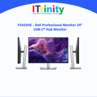 ราคา Dell P2425HE 24 USB C Hub Monitor เดลล์ จอมอนิเตอร์ P2425HE 23 8 นิ้ว IPS Full HD 99 sRGB มี USB Type C รับประกัน 3 ปี On Site (21962420726)