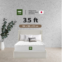 ราคา Kawa ที่นอนสปริงพรีเมียมเสริมยางพารา อัดสุญญากาศ รุ่น Densha ความหนา 11 นิ้ว หนานุ่ม ยืดหยุ่นดี รองรับสรีระร่างกาย (22118595056)