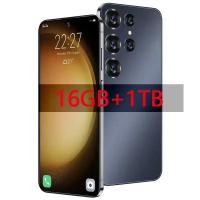 ราคา ของแท้100 NEW Sumsung Galaxy S24 Ultra 5G 7 5นิ้ว โทรศัพท์มือถือ 16GB 1TB 32MP 64MP Smartphone Android12 0 รองรับ2ซิม โทรศัพท์สมา 7800mAh Mobile phone ส่งฟรี โทรศัพท์ราคาถูกๆ รับเล่นเกม โทรศัพท์มือถื 