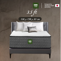 ราคา Kawa ที่นอนสปริงเสริมยางพารา หนา 12 นิ้ว รุ่น Knida หนานุ่มเด้ง ยืดหยุ่นดี รองรับสรีระร่างกาย ขนาด 3 5 5 6 ฟุต (22108407898)