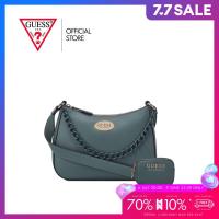 ราคา GUESS กระเป๋า รุ่น LG918114 EASTOVER CROSSBODY TOP ZIP สีเขียว (21857416592)