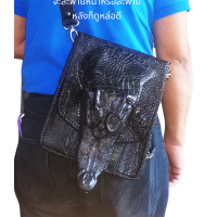 ราคา กระเป๋าสะพาย รุ่นหัวจระเข้ แบบว่าเท่ห์ไม่เหมือนใคร Head Crocodile Model (22037587710)