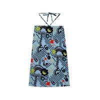 ราคา KLOSET Symbolic Print Midi Skirt PF23 S005 กระโปรงเอวต่ำผ้าพิมพ์ลาย แต่งสายผูก (21485306840)