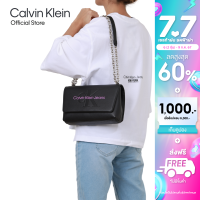 ราคา CALVIN KLEIN กระเป๋าสะพายข้างผู้หญิง รุ่น ZW02487 BDS สีดำ (22141046743)
