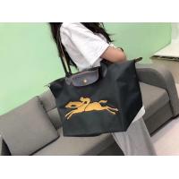 ราคา 100 Genuine longchamp Le Pliage Great Pegasus long handle L size waterproof Nyoln Shoulder Bags Tote Bag L1899319TL300 Gray color (21940952520)