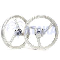 ราคา MUTAKIN ล้อแม็คแท้ 3 ก้าน พร้อมชุดลูกปืน X1R135 X1R JR Y125Z LC135 5S 1 4 1 6 17 ดิสก์เบรกหน้าและหลัง สีดำ ทอง สีขาว (19445070386)