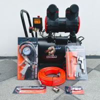 ราคา Handyman ปั๊มลม ถังลม ปั๊มลขนาด 30 ลิตร มอเตอร์รุ่นใหม่ กำลังไฟ 1500W ปั๊มลมได้เร็วกว่ารุ่นทั่วไป อุปกรณ์ 6 อย่าง (22200371315)