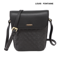 ราคา Louis Fontaine กระเป๋าสะพาย Cross Body รุ่น Carat สีดำ (21764093343)