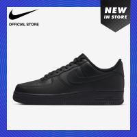 ราคา Nike Mens Air Force 1 07 Shoes Black (20768236054)