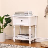 ราคา ตู้เก็บของไม้แท้สไตล์อเมริกันตู้หัวเตียงสไตล์วินเทจ45ตู้หัวเตียงมินิสำหรับห้องนอนตู้หัวเตียงสไตล์คันทรี่ตู้แคบตู้เก็บโต๊ะชา (20697419765)