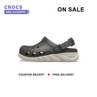ราคา Authentic Crocs Duet Max Clog Green Sports Sandals 208776 3J8 Shopping Mall Same Style (21859320678)