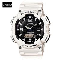 ราคา Velashop นาฬิกาข้อมือผู้ชายคาสิโอ CASIO Tough SOLAR POWER SPORT World time สายเรซิ่นสีขาว รุ่น AQ S810WC 7AVDF AQ S810WC 7A AQ S810WC (21773869246)