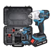 ราคา Makita บล็อกแบต 199V ประแจไฟฟ้า แบต Li ion 2ก้อน บล็อกไฟฟ้า บล็อคไร้สาย แถมแบต 520 N M แรงบิดสูง บล็อกไฟฟ้าไร้สาย (21997653011)