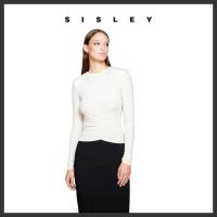 ราคา Sisley T เสื้อเชิ๊ต L S สำหรับผู้หญิง CREAMY WHITE 3MNSLM001 (21282586832)