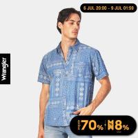 ราคา WRANGLER เสื้อเชิ้ตแขนสั้นผู้ชาย คอลเลคชั่น Legend Of Wrangler ทรง REGULAR รุ่น WR S224MSHSN16 (21278585660)