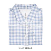 ราคา MUJIลมคลาสสิกลายสก๊อตโดยไม่ต้องตะเข็บด้านข้างเส้นด้ายฝ้ายคู่ผู้ชายบริการบ้านคู่และหญิงแขนยาวชุดสูทชุดนอน (7704401534)