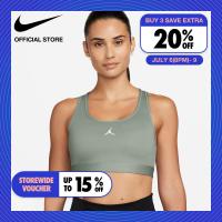 ราคา Nike Womens Jordan Jumpman Medium Support Padded Sports Bra Jade Smoke (21760146202)