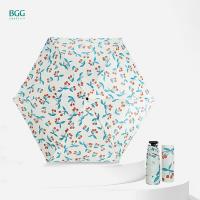 ราคา BGG ร่ม ร่มพับ 5ตอน ขนาดเล็ก กันแดด กันฝน กันยูวี เชอร์รี่ FM2038 (22098827834)