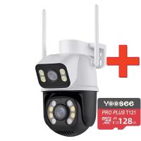 ราคา Yoosee กล้อง Wifi 2 ตาไร้สายการเฝ้าระวังกลางแจ้ง Ip66 สมาร์ทกันน้ำความปลอดภัย AI FHD 4 0mpx Super Sharp (22191683957)