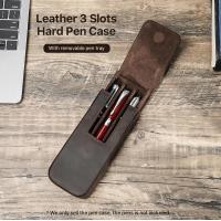 ราคา Hiram เคสปากกาทำมือหนังแท้3 6 12ช่องใส่ปากกากล่องปากกาด้ามไม้ไปโรงเรียนกล่องเครื่องเขียนที่จับปากกา (21430887856)