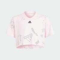 ราคา adidas ไลฟ์สไตล์ เสื้อครอป Brand Love เด็ก สีชมพู IS3769 (20920289148)