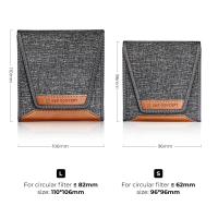 ราคา K F CONCEPT Lens Filter Pouch 3 Pocket suitable for 37 62mm 67 82mm Filters (21857802718)