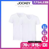 ราคา JOCKEY UNDERWEAR เสื้อยืดคอวี รุ่น KU 1714CS สีขาว PACK2ตัว (18072757798)