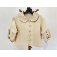 ราคา เสื้อผ้าฝ้ายคอบัวแขนบอลลูน (22152788626)