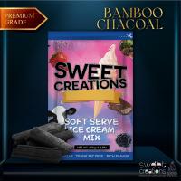 ราคา ผงทำไอศครีมซอฟท์เสิร์ฟ Sweet Creations Premium รสถ่านไม้ไผ่ดำญี่ปุ่น (8016058884)