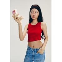 ราคา Pre Order เริ่มจัดส่ง 15 7 The Freckled Market Half Cut Tank Top เสื้อแขนกุด ปลายเฉียง (21826024717)