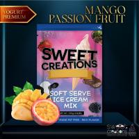 ราคา Sweet Creations ผงทำไอศครีมซอฟท์เสิร์ฟ รสโยเกิร์ตมะม่วงเสาวรส สูตรพรีเมียม Premium Mango Passion Fruit Yogurt Soft Serve Powder (7949833600)