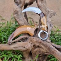 ราคา สินค้าพร้อมส่ง มีดคารัมบิต มีดเดือยไก่ มีดพก มีดเดินป่า Karambit Indonesian knife (22154324265)