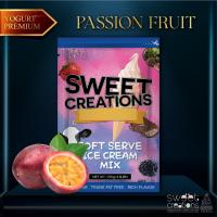 ราคา Sweet Creations ผงทำไอศครีมซอฟท์เสิร์ฟ รสโยเกิร์ตเสาวรส สูตรพรีเมียม Premium Passion Fruit Yogurt Soft Serve Powder (7949871056)