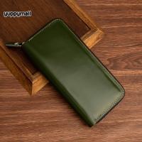 ราคา กระเป๋าสตางค์หนังแท้ ใบยาว รุ่นซิปรอบ หนังวัวแท้ 100 ใส่โทรศัพท์มือถือได้ กระเป๋าผู้ชาย หนังอย่างดี ผลิตจากโรงงานไทย (21535257791)