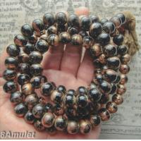 ราคา ประคำ 108 เม็ด ประคำหยกดำ เม็ดประคำ 11 มิล และ 14 มิล ประคำแก้วมณีโชติ กรุวังหน้า วัดพระแก้ว สำหรับการปฏิบัติวิปัสสนากัมมัฏฐาน ทำสมาธิ สวดมนต์ (21959519078)