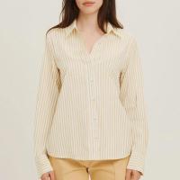 ราคา Closet Crush เสื้อเชิ๊ตแขนยาวลายทาง สีเหลือง (22025958566)