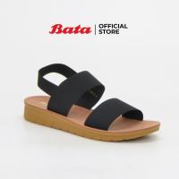 ราคา Bata Womens Mules Sandals รองเท้าส้นแบน รองเท้ารัดส้น สำหรับผู้หญิง รุ่น Win สีดำ รหัส 5616873 (8079511225)