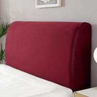 ราคา เตียงผ้าสีทึบปลอกหุ้มหัวไม้กอล์ฟผ้าสแปนเด็กซ์รวมทุกอย่าง Cover Headboard ที่ป้องกันเฟอร์นิเจอร์ยืดหยุ่นสำหรับบ้านโรงแรม (19007977830)