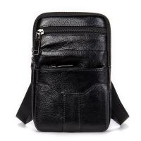 ราคา EDERN กระเป๋าสะพายไหล่หนังแท้สำหรับผู้ชาย กระเป๋าสะพายข้างขนาดเล็ก กระเป๋าคาดเอวโทรศัพท์มือถือ กระเป๋าสลิงหนังวัวแท้สำหรับผู้ชายกระเป๋าเข็มขัด Fanny Pack (21894741267)