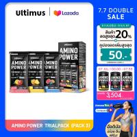 ราคา Ultimus Amino Power Active BCAAs 2 1 1 Trial Pack อัลติมัส อะมิโน เพาเวอร์ รวม 3 รสชาติ 1 กล่อง 3 ซอง (22193133857)