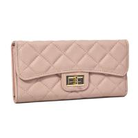 ราคา กระเป๋าสตางค์ลายตารางแบบยาวสำหรับผู้หญิงกระเป๋าคลัทช์ความจุใหญ่แฟชั่นสไตล์ยุโรปและอเมริกาสไตล์ชาแนลแบบใหม่ปี2024กระเป๋าสตางค์มีซิปสำหรับผู้หญิง (21433478295)