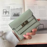 ราคา กระเป๋าสตางค์ผู้หญิงใบเล็ก ins รุ่นยอดฮิตกระเป๋าสตางค์แบบพับมีช่องใส่บัตรหลายช่องแบบสั้นเรียบง่ายสไตล์เกาหลีสำหรับนักเรียนกระเป๋าใส่เหรียญและเหรียญ (21175163469)