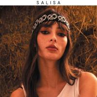 ราคา 7 7 SALISA HEADBAND S Black White ที่คาดผมยางยืด (22118143220)