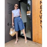 ราคา กางเกงยีนผู้หญิงสามส่วนซิปหน้า กางเกงยีนส์3ส่วน กางเกง3 4กางเกงยีนส์ผู้หญิงขาสั้น กางเกงยีนส์ฟอก3ส่วน กางเกงผ้านิ่มใส่สบาย (16230517695)