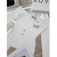 ราคา CottonCandy New Vicky Korea Top เสื้อปาดไหล่ผ้าเด้งยืดหยุ่นดีเทลผ่าหน้าแซ่บเวอร์ มีสีขาวกับดำ (21973381105)