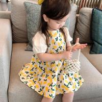 ราคา Insular ชุดเดรสลายดอกไม้สำหรับเด็กผู้หญิง ผ้านุ่ม ใส่สบาย และทันสมัย ชุดเดรสเจ้าหญิงเลมอนสีสันสดใส 80 130 ซม 10 24 กก (22056199095)
