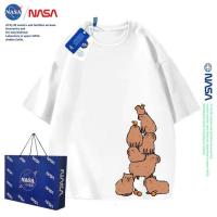ราคา ASRV เสื้อยืดผู้ชาย เสื้อผ้าผู้ชาย t shirt for men NASA เสื้อยืดฤดูร้อนแขนสั้นเสือภูเขา Kapibara หลวมอเนกประสงค์สำหรับทั้งหญิงและชายลำลองเสื้อยืดคอกลม (22074179029)